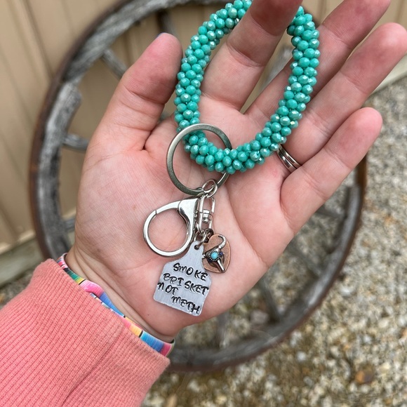 Stamped Metal Keychain - Picture 2 of 2